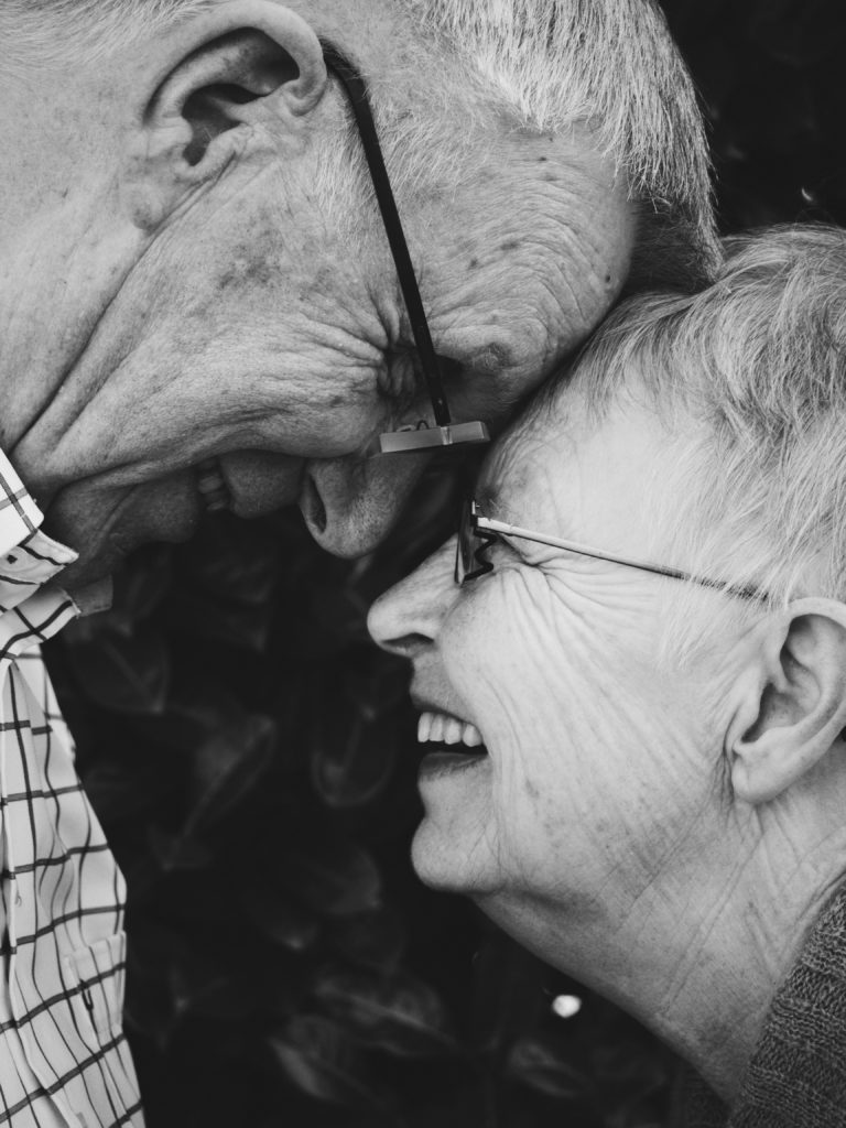 elderly couple