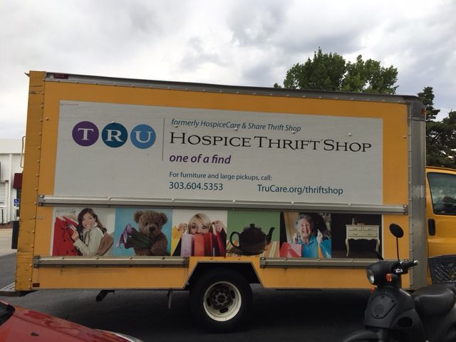 TRU Hospice Thrift Shop truck