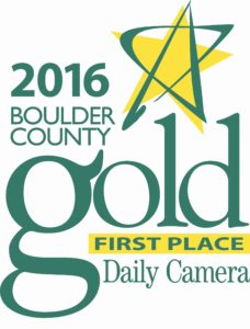 Boulder County Gold First Place logo