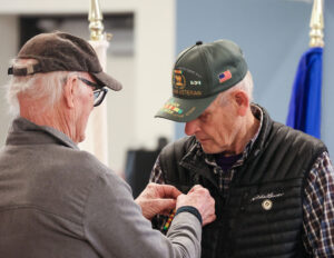 Pinning Ceremony at Welcome Home Vietnam Veterans 2024