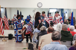 Quilts of Valor at Welcome Home Vietnam Veterans 2024